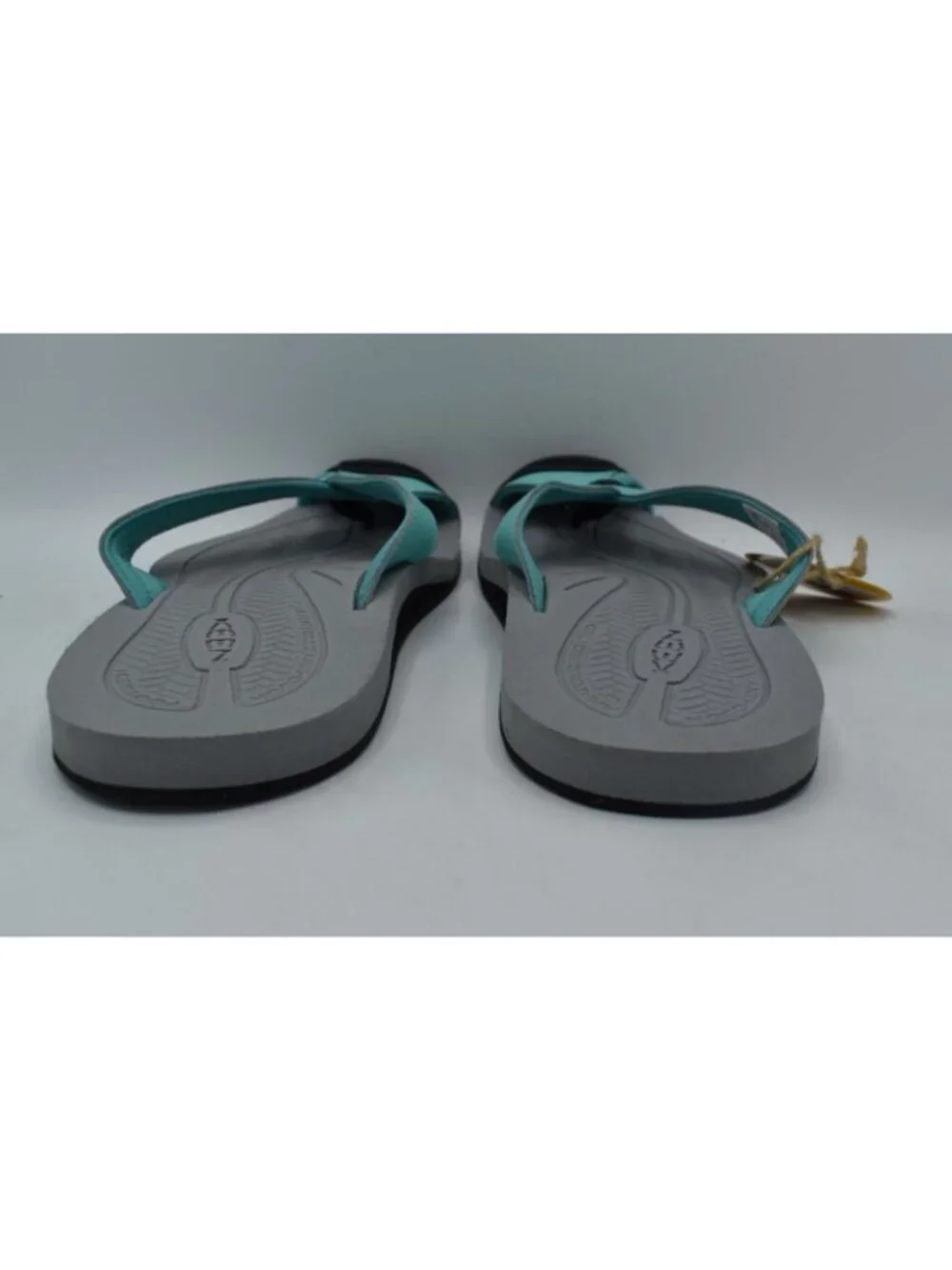 Keen Womens Size 8 Barbados TG Toe Guard Aqua Teal Flip Flops‎ Sandals Shoes